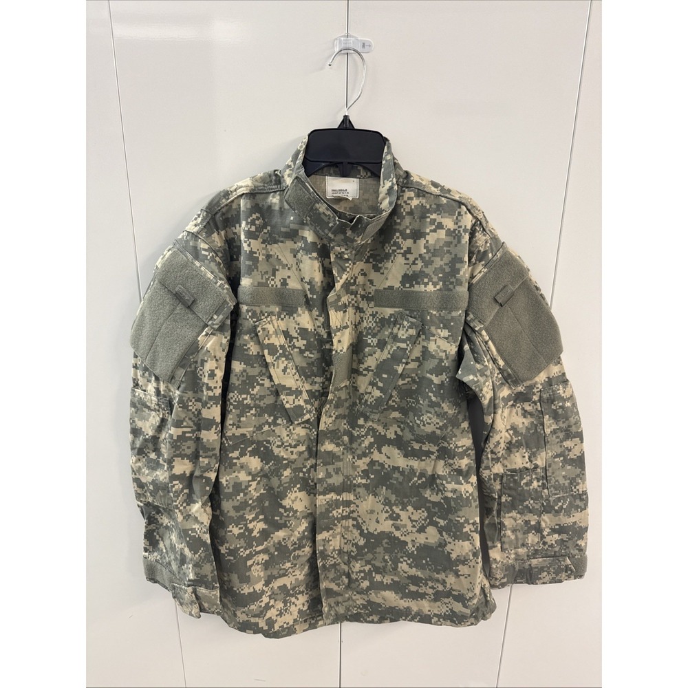 US Army Combat Jacket Mens S Reg Digital Camo ACU Military Tactical Coat